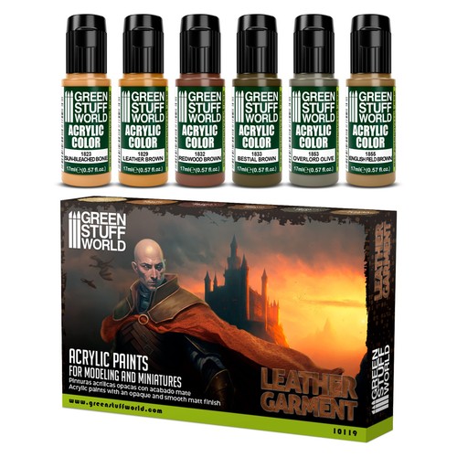 Set peinture brun - set,