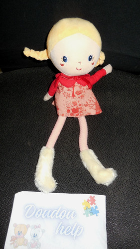 Doudou peluche poupée - peluche,