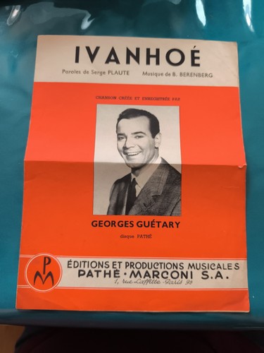Ancienne partition ivanhoe - partition,