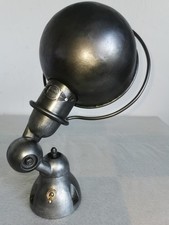 Ancienne applique Lampe jielde Restaurer Patiné Noir Graphite Sconce Apply Light