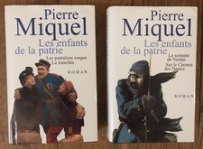 Lot PIERRE MIQUEL "les enfants de la patrie"  - complet -  2 livres 4 Tomes