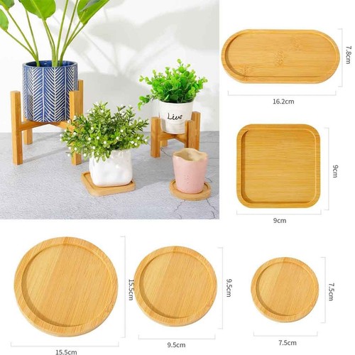 Plateau soucoupe rond bois - plateau,