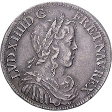 France, Louis XIV, 1/2 Écu à