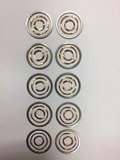 10 Rondelles de glissement + 10 contacts onduflex COPPER CONTACTS lampe JIELDE