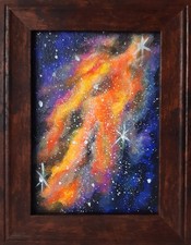 Space Painting Galaxy Original