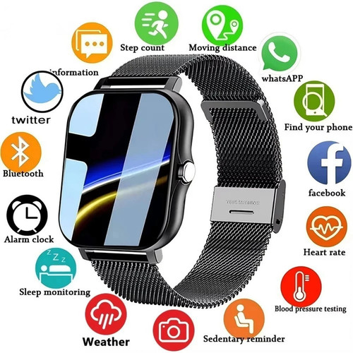 Laxasfit montre connectée - montre,
