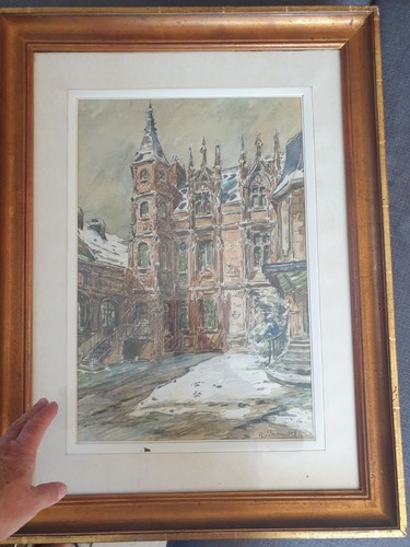 Peinture ancienne belle - peinture,