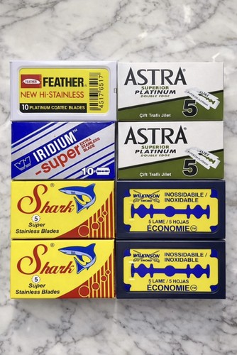 Razor blades variety - de,