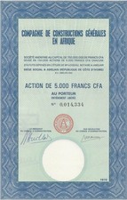 action titre- COMPAGNIE DE