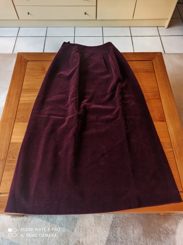 Jupe longue soiree velours - longue,