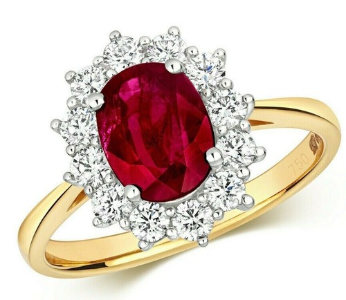 Bague fiançailles ovale - fiançailles, en