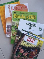 Lot 5 BD : Boule&Bill + Louca + Tuniques Bleues + Airborne + Bamboo : TBE