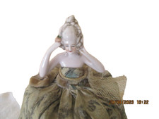 DEMI POUPEE MARQUISE HABILLEE TEE PUPPEE HALF DOLL PORCELAINE DEUTSCHLAND
