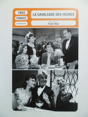 Carte fiche cinema 1943 - carte,