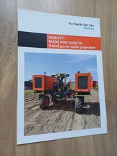 PROSPECTUS TRACTEUR ROBOT PORTE-OUTILS KUBOTA TRAKTOR PROSPEKT 