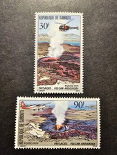 TIMBRE DJIBOUTI VOLCAN