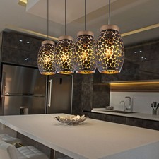 Lustre De Salle À Manger Lampe Suspendue Orientale En Métal À Motifs L 90 Cm