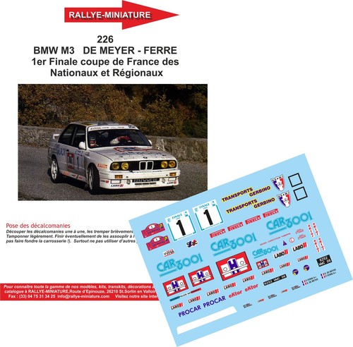 Decals ref 0226 bmw - decals,