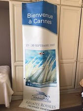 Marc P.g Berthier Grande affiche PVC Cannes Régates Royales