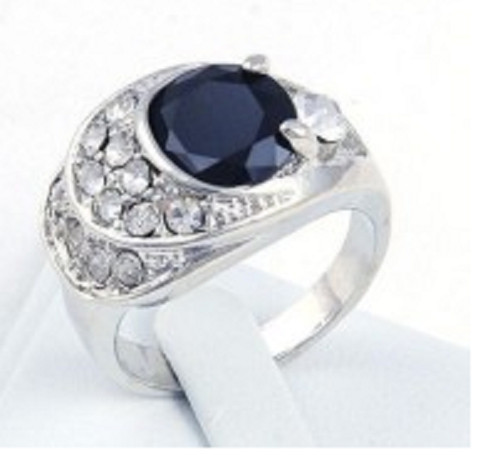 Bague plaqué blanc - plaqué, or