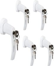 Poignée de la Fenêtre Balcon Porte Blanc Verrouillable Olive avec Clé Griffe