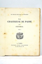 LIVRE ANCIEN STHENDHAL LA CHARTREUSE DE PARME 1929