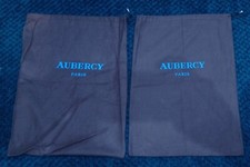  DEUX HOUSSES AUBERCY 37 cm/27,5 cm/ DUSTBAG 