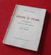 1945 - LEWIS CARROLL "La chasse au Snark ; Fantasmagorie..." Ex. numéroté