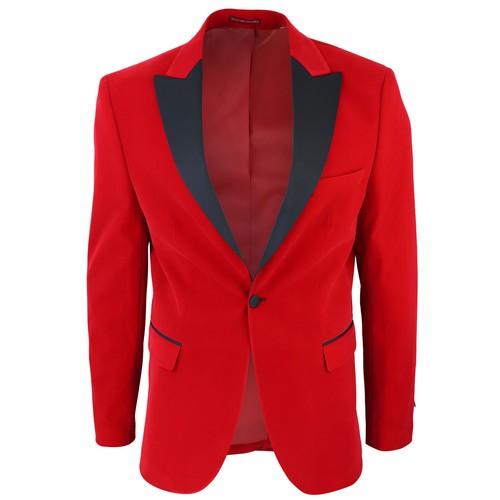 Hommes rouge velours smoking - rouge,