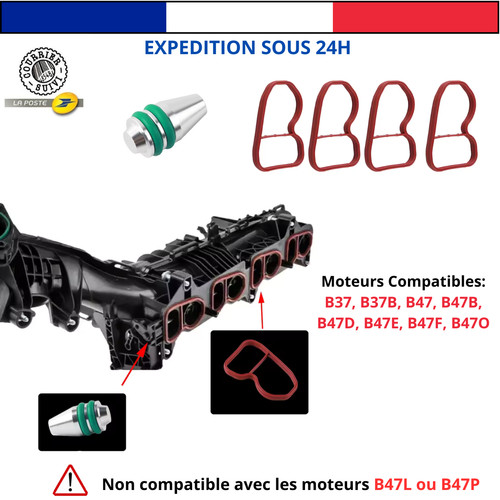 Kit suppression clapet volet - suppression,