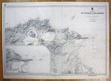 1936 Méditerranée Tunisie Côte Nord Les Fratelli À Cap Carthage Tunisie Carte