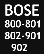 Save $$ BOSE 800 801 802 901
