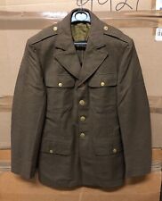 GENUINE US ARMY WW2 UNIFORM JACKET COAT WOOL OD DATED 1941 VG-EX COND !!! 37L