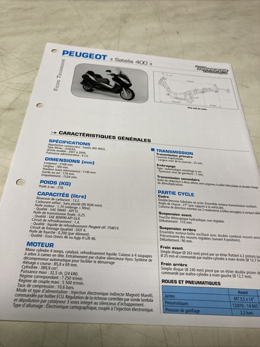 Scooter peugeot satelis 400 - peugeot, (