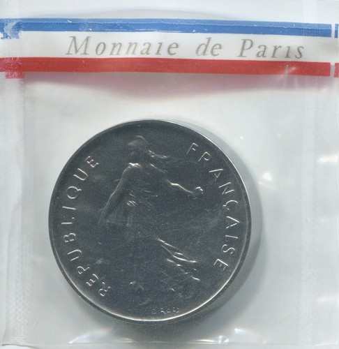 Francs semeuse piéfort - 5, en