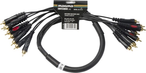 Multipaire rca gold male - rca,