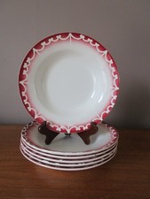 6 Assiettes creuses  22,5 cm