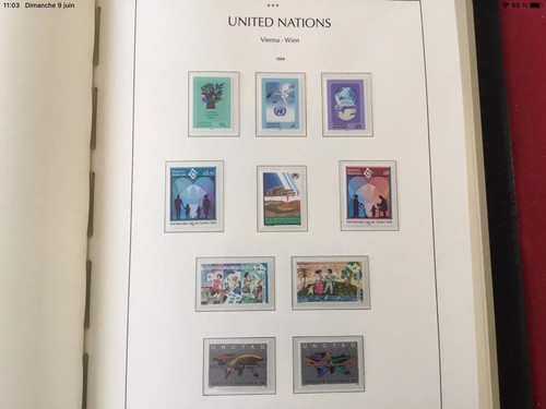 Nations unies vienne timbres - nations,