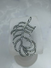 Pendentif Ancien Argent Sertis De 153 Diamants