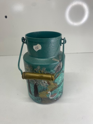 Pot lait aluminium - lait, peint