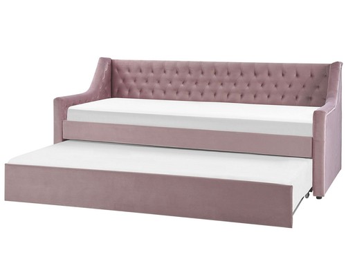 Beliani lit gigogne - -,