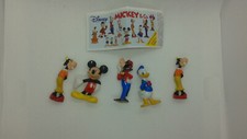 5 figurines disney  no kinder Bd film picsou donald duck dingo pluto movie 