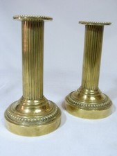 Paire de bougeoirs bout de