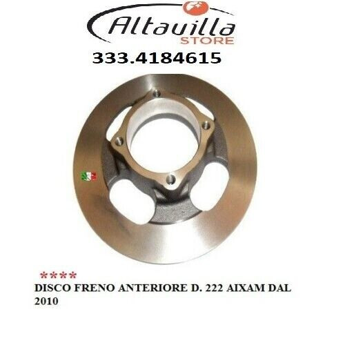 Disque frein avant - frein, aixam