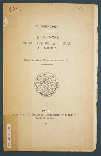 Quedeney prannel de la - prannel,