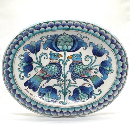 Grand plat ancien céramique - plat,