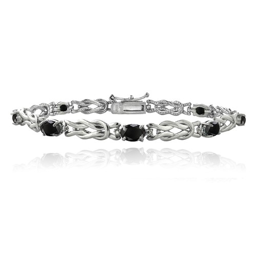 925 argent 8ct saphir et - argent,