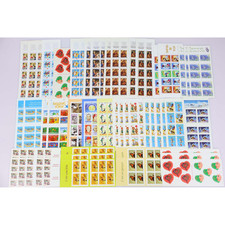 FRANCE, LOT DE CARNETS EN EUROS TIMBRES NEUFS** VALEUR FACIALE 200 EUROS