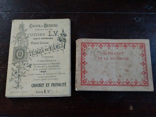Broderie ancienne livrets - ancienne, 2