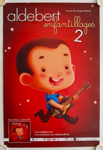 Affiche aldebert 2013 - affiche,